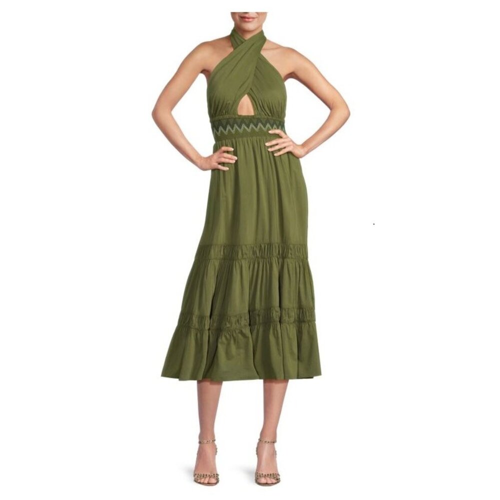 MISA Los Angeles Karolina Dress NWT - Olive